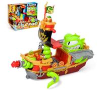 PIRATIX Kraken Ship-Barco Kraken de Piratix.Contiene 1barco Kraken,2Piratix & accesorios exclusivos,1proyectil de cañón,1tesoro exclusivo,6 tesoros dorados,1 bandera exclusiva,1espada,1ancla y1prisión