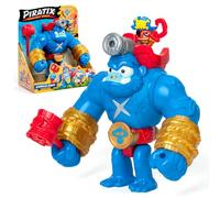 PIRATIX Smash Jack - Gorila articulado Que golpea verticalmente y con un Disparador. Incluye 1 Gorila, 1 Piratix Exclusivo, 1 Tesoro Exclusivo y 1 proyectil