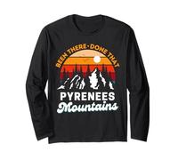 Pirineos Montañas Estado allí Hecho Que Divertido Viaje Retro Manga Larga