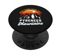 Pirineos Montañas Estado allí Hecho Que Divertido Viaje Retro PopSockets PopGrip Adhesivo