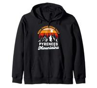 Pirineos Montañas Estado allí Hecho Que Divertido Viaje Retro Sudadera con Capucha