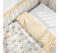 Pirinins Funda Nordica 100% Algodon Organico para Cuna Infantil de 60x120 cm Reversible, Prevenir Alergia, Ultra Suave, Colección Premium, Industria España, (Esquimal)