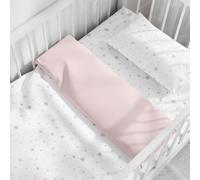 Pirinins Funda Nordica 100% Algodon Organico para Maxicuna Infantil de 70x140 cm Reversible, Prevenir Alergia, Ultra Suave, Colección Premium, Industria España, (Estrella Rosa)
