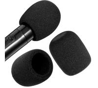 Piriuuo 2 fundas de espuma para micrófono, fundas suaves para micrófonos, micrófonos, parabrisas, fundas de espuma para micrófonos, fundas de espuma para micrófonos, protección para micrófono de mano