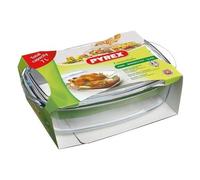 Pirofila Pyrex Con Tapa, Modelo 466A000 7643, Transparente, Para Cocción Y