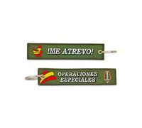 PIROIT Llavero Bordado Ejército de Tierra Me Atrevo Operaciones Especiales Militares Fuerzas Armadas Españolas