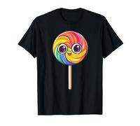 Piruleta Kawaii Rainbow Camiseta