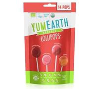 Piruletas Veganas Sabor Frutas Bio 14ud | Fruit Pops | Golosinas Ecológicas Sin Gluten | Sin Colorantes ni Aromas Artificiales