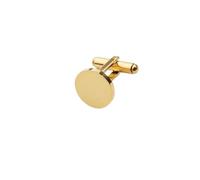 Pisacorbatas 10Pcs 15mm 20mm Round Cufflinks Stainless Steel Mirror Polish Blank For DIY Jewelry Making(Gold color 20mm)