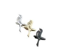 Pisacorbatas Bird And Magpie Stainless Steel Cufflinks, Waterproof And Non-fading, French Shirt Buttons, Gift For Boyfriend(3 colorset)