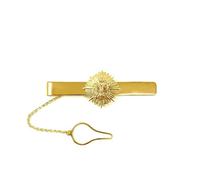 Pisacorbatas Insignia Profesional Perito Mercantil Contabilidad Plata Ley 925m chapado oro 54mm. - Personalizable - GRABACIÓN INCLUIDA EN EL PRECIO