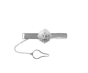 Pisacorbatas Insignia Profesional Perito Mercantil Contabilidad y Finanzas Plata Ley 925m 54mm.