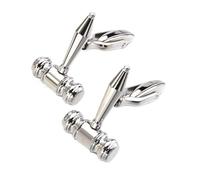 Pisacorbatas Men's Judge Hamm Cufflinks 316L Stainless Steel Lawyer Hammer Style Business French Shirt Cuffs Accessory For Male