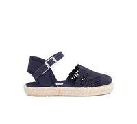 Pisamonas Alpargata Calada para Niñas con Hebilla Talla 34 Color Azul Marino