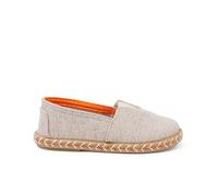 Pisamonas Alpargatas Elástico Central Yute Bicolor Size 32 Color Piedra