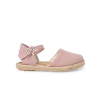 Pisamonas Alpargatas Lino Suela Plana Hebilla Talla 32 Color Rosa Palo