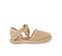 Pisamonas Alpargatas Niña Lazo Suede Talla 20 Color Beige