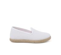 Pisamonas Alpargatas Vestir Niños Lino Talla 27 Color Blanco