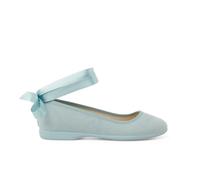 Pisamonas Bailarina Cintas Raso Cierre Pulsera Talla 37 Color Azul Pastel