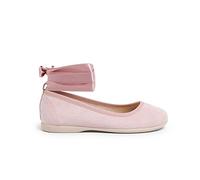 Pisamonas Bailarina Cintas Raso Cierre Pulsera Talla 37 Color Rosa Palo