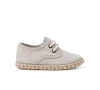 Pisamonas Blucher Niño Lona Suela Yute Bicolor Talla 26 Color Piedra