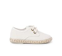 Pisamonas Blucher Niño Lona Suela Yute Bicolor Talla 27 Color Crudo