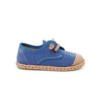 Pisamonas Blucher Niño Puntera Yute Cordon Elástico Talla 36 Color Azul Jeans