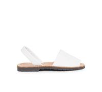 Pisamonas Menorquinas Niños Avarcas Napa Talla 35 Color Blanco