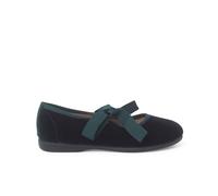 Pisamonas Mercedita Terciopelo Lazo Faya Niña Talla 28 Color Verde