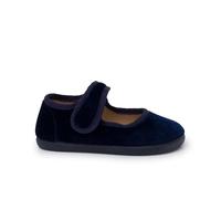 Pisamonas Merceditas Barefoot Terciopelo Tira Adherente Talla 25 Color Azul Marino
