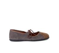 Pisamonas Merceditas Bicolor Lazo Fino Talla 40 Color Gris