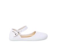 Pisamonas Merceditas Escotadas Barefoot Mujer Lino Fino Talla 41 Color Blanco