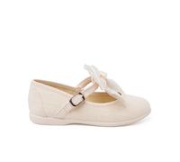 Pisamonas Merceditas Lino Ceremonia Lazo Raso Talla 24 Color Marfil