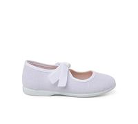 Pisamonas Merceditas Lino Cierre Lazo Faya Talla 38 Color Blanco
