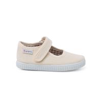 Pisamonas Merceditas Niña Cinta Adhesiva Suela Tipo Zapatillas Talla 29 Color Crudo