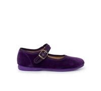 Pisamonas Merceditas Niña Terciopelo Hebilla Talla 33 Color Morado