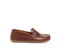 Pisamonas Mocasines Niño Cuero Antifaz Talla 40 Color Marrón