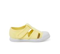Pisamonas Sandalia Blandita Lona Tipo Cangrejera Niño Talla 22 Color Limón