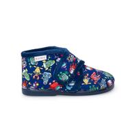 Pisamonas Zapatillas Andar por Casa Niños Dibujos Talla 22 Color Azul Marino Robots