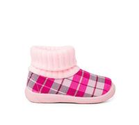 Pisamonas Zapatillas Casa Bota con Cuello Tipo Calcetín Lana Talla 25 Color Rosa