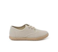 Pisamonas Zapatillas Lino Cordones Suela Alpargata Talla 38 Color Beige