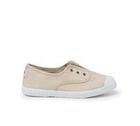Pisamonas Zapatillas Lona Punta Goma Sin Cordones Talla 23 Color Avena