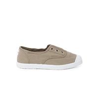 Pisamonas Zapatillas Lona Punta Goma Sin Cordones Talla 33 Color Verde Militar