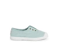 Pisamonas Zapatillas Lona Punta Goma Sin Cordones Talla 34 Color Aguamarina