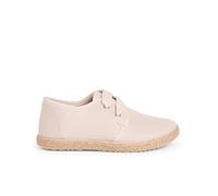Pisamonas Zapato Blucher Piso Alpargata Efecto Raso Talla 26 Color Beige