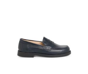 Pisamonas Zapato Colegial Escolares Niño Mocasines Talla 37 Color Azul Marino