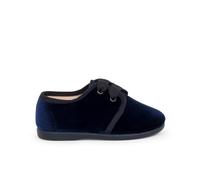 Pisamonas Zapato Terciopelo Cordón Faya Talla 27 Color Azul Marino