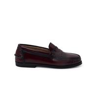 Pisamonas Zapatos Castellanos Mocasines De Piel para Niño Talla 44 Color Burdeos