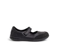 Pisamonas Zapatos Colegiales Niña Merceditas Puntera Reforzada Talla 26 Color Negro