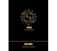 Pisces 2026 A4 Diary - Week & Month to view | Business or Personal with Notebook Pages | Great Gift for Astrology & Zodiac Fans: Jan 2026 - Jan 2027 | ... | Monthly & Weekly planner | Annual goals